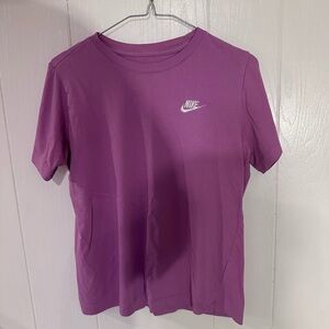 Nike Purple Logo Crew Tee